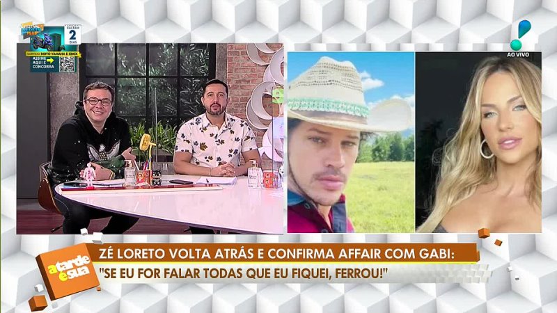 Rede TV Sonia Abrão diz que José Loreto foi machista ao negar affair com Gabi