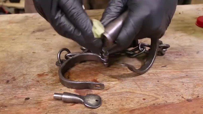 Antique Handcuff Restoration and Bluing