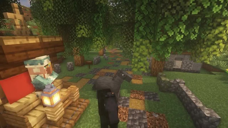 Деревня трансформер в Minecraft