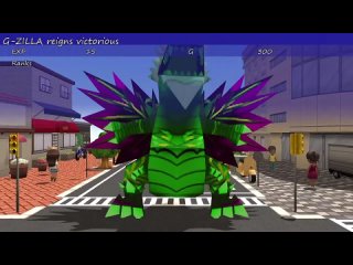 Трейлер игры G-ZILLA: Return of the Aliens!