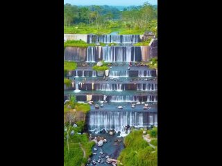 🇮🇩 Водопад Гроджоган Вату Пурбо, Джокьякарта, Индоне