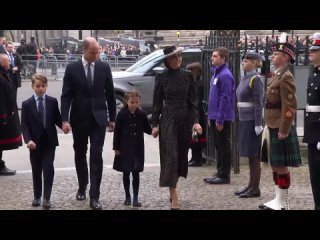 Members of The Royal Family Arrive at Prince Philip Thanksgiving Service