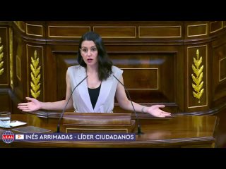 Inés Arrimadas responde a Pedro Sánchez en el Congreso (8 junio 2022)