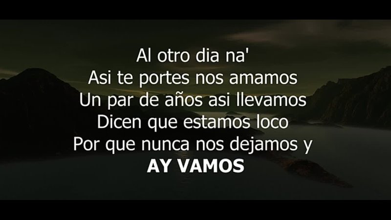 Ay Vamos Remix ( Letra) J Balvin Ft. Nicky Jam Y French Montana ( Video Lyrics)