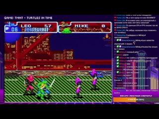 Teenage Mutant Ninja Turtles - Turtles in Time [SNES] - Playthrough (Hard)