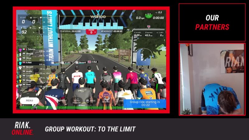 RIAK Live Coached Group Workout - To The Limit