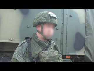 Работа военнослужащих дорожно-комендантского гарнизона при выполнении задач в ходе специальной военной операции по защите Донбас