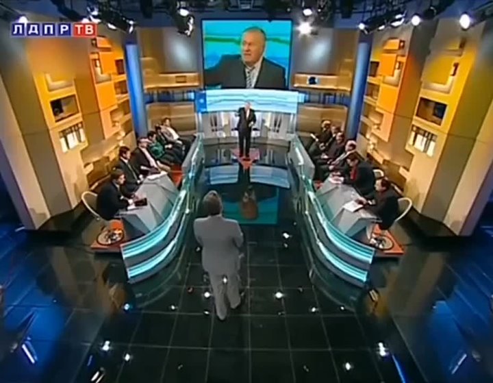 Жириновский в 2012 году на украинской передаче