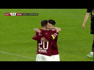 GOOOL! Rapid - Gaz Metan 6-0. Romario Moise înscrie cu un șut din prima