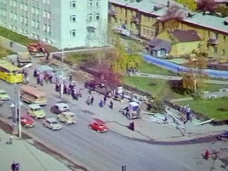 1987 год. Тюмень. Город готовится к 70-й годовщине Октябрьской революции.
оцифровано А.Д. Михеевым