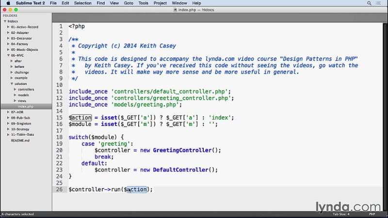 031 Solution Apply the model view controller