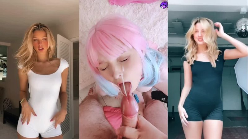 Cute Tik-Tok girls Vs Massive Porn Facials | PMV