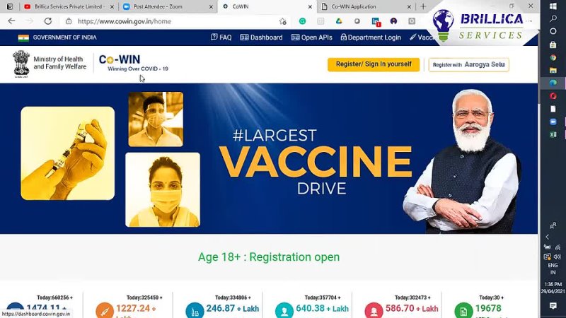 Covid Vaccine Registration Process In India, Step By Step Registration in Hindi. Use