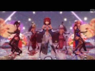 【MMD艦これ】チャイナドレスの白露型で「第六感」