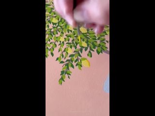 Рисуем лимонное дерево