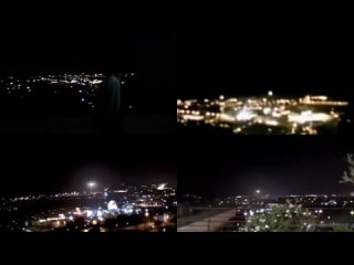 Синхронизация и сравнение 4-х подлинных видео, отснятых с разных углов - Jerusalem UFO - 4 angles