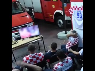 Хорватские пожарные