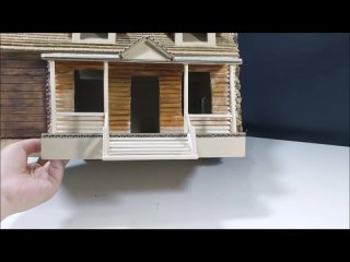 Build A Wooden Cottage using cardboard