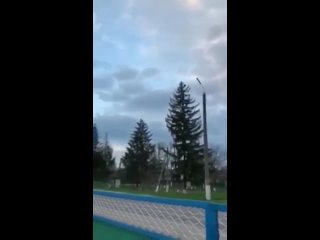 Видео пролета ракет ВС РФ над Винницкой областью, перед ударом по ЖД узлу во Львове.