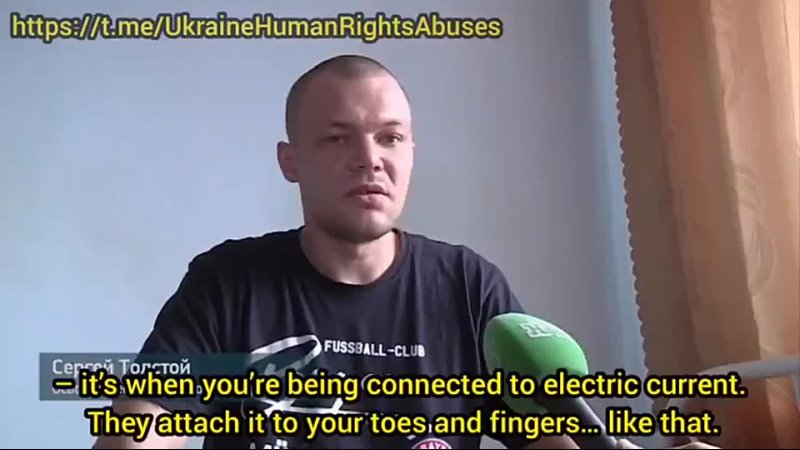 RELEASED RUSSIAN POW SPEAKS OF TORTURE IN UKRAINIAN CAPTIVITY ELECTRIC SHOCK, BEATINGS,