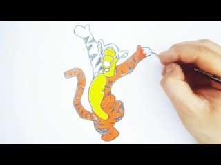 Как нарисовать тигрёнка для детей