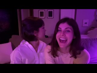 Reacting to Scary Movies   Alexandra Daddario