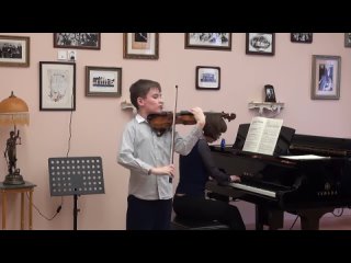 Nikita Borisoglebsky (violin). Master Class. 2/4