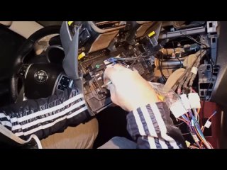 Установка магнитолы Teyes для Toyota Land Cruiser Prado 150 2013-2017