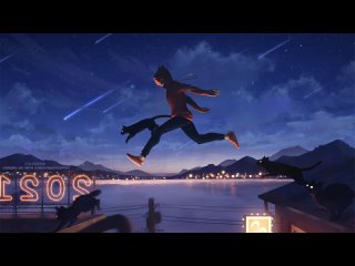Night walks on the rooftops ~ lofi   relax   stress relief