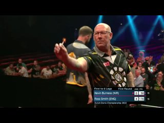 2022 Dutch Darts Championship Round 1 Burness vs R.Smith