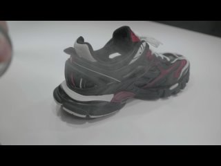 Реставрация и чистка обуви Balenciaga Track2 Ugly Sneakers (АСМР)