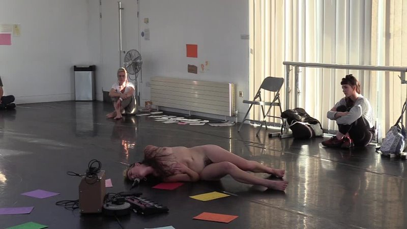 Naked on Stage - Charlotte Mclean Art Performance Dance Live - 2019