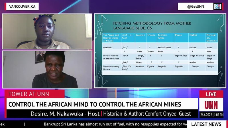 UNN TV | TOWER | CONTROL THE AFRICAN MIND TO CONTROL THE AFRICAN MINES | JUNE, 26. 2022