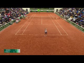 Roland Garros. Magdalena Fręch - Angelique Kerber 12 - SKRÓT