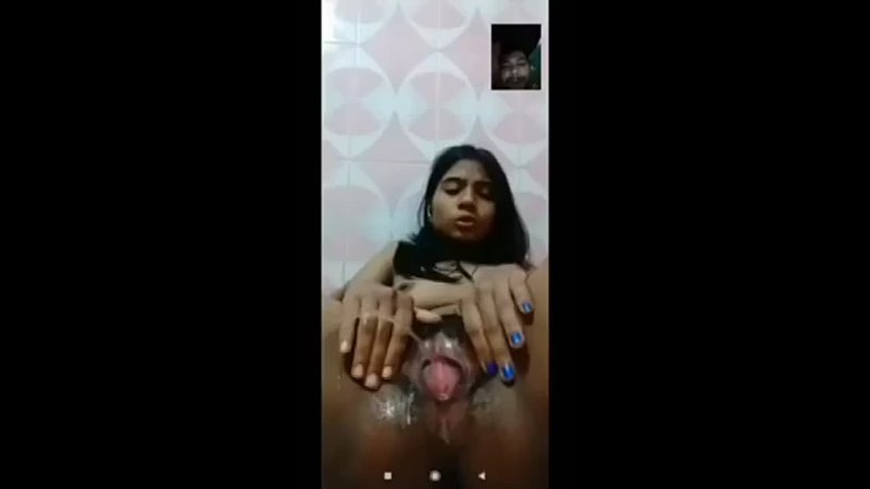 Super horny GF squirting heavily on video call - FSI 