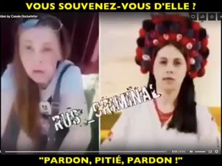 ⚡🇺🇦 Vous vous souvenez de la vidéo de cette activiste Ukrainienne qui incitait au meurtre des Russes ?