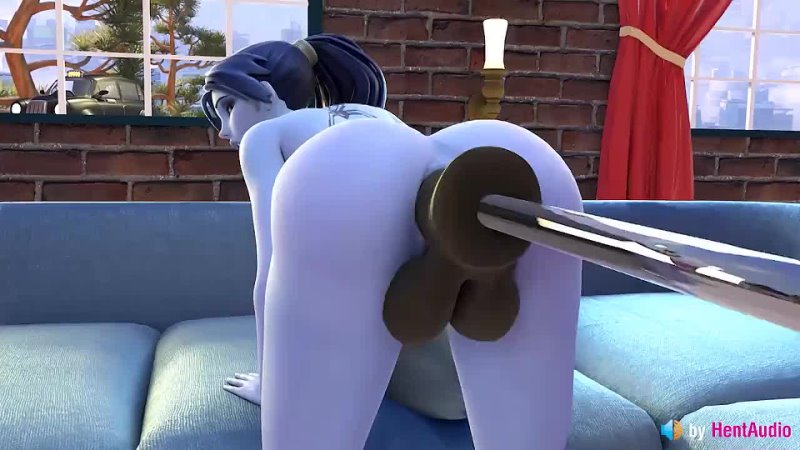 Widowmaker Gets her Ass Wrecked by Horse Dildo ( Overwatch) 3d Animation with