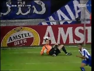 Карлос Алберто (“Порту“) - гол “Монако“ в финале ЛЧ 2003/04