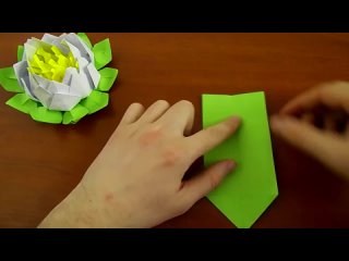 Как сделать лотос из бумаги / Цветы из бумаги / How To Make an Origami Lotus Flower