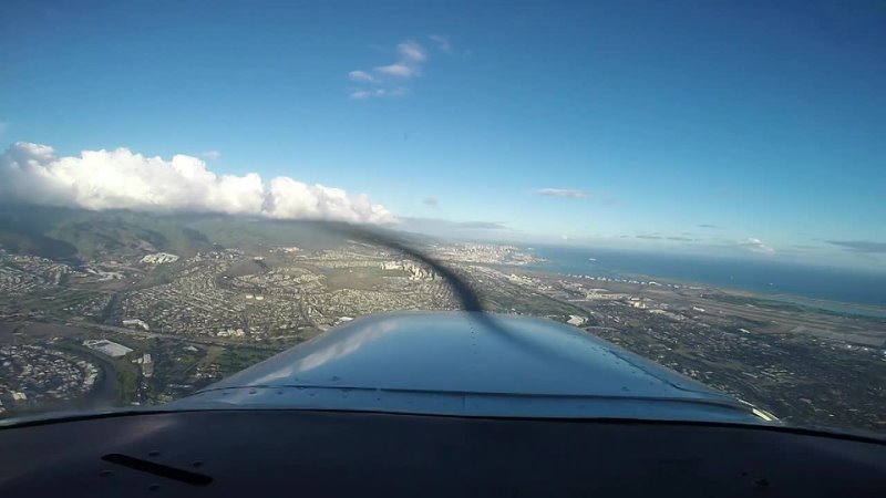 First solo, HNL, Pearl Harbor