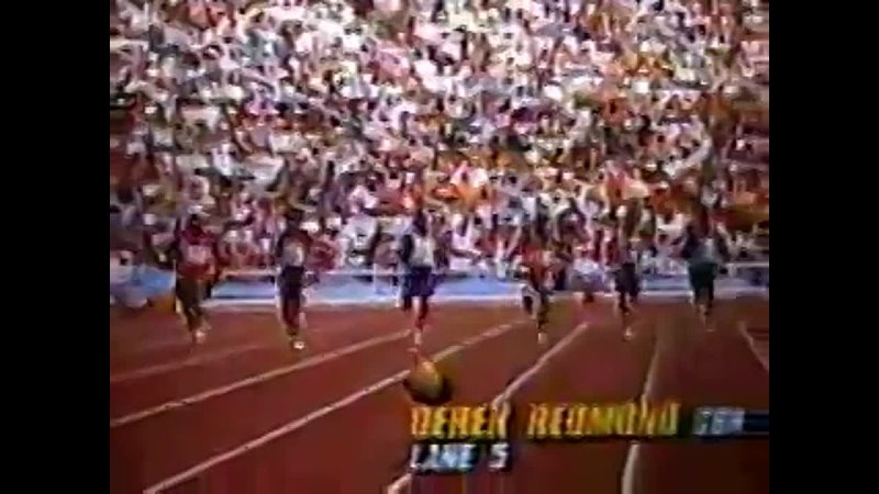Derek Redmond, Dad Help Son to finish the race