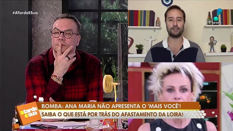 Rede TV Ana Maria Braga é afastada do Mais Você por suspeita de Covid, diz