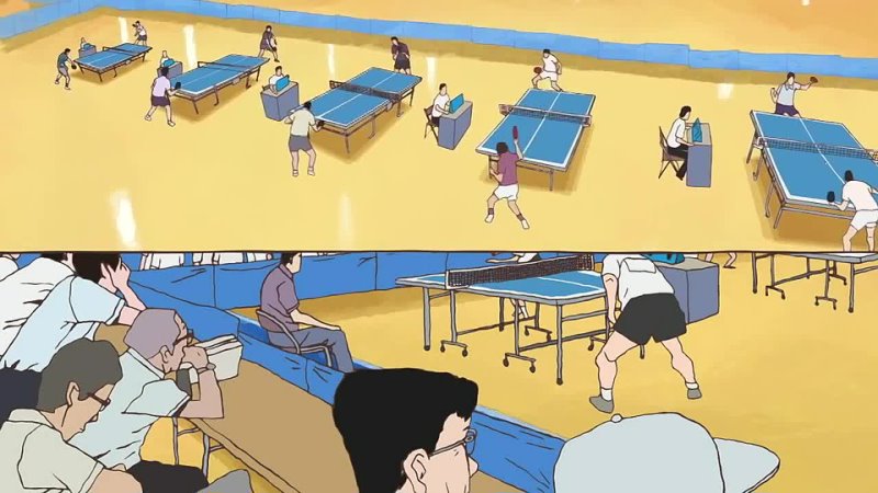 Ping Pong The Animation - Tsukimoto VS China