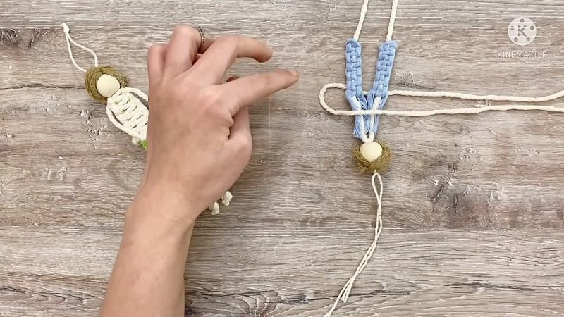 آموزش عروسک پسر مکرومه macrame