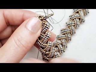 Braided Seed Beads Beaded Bracelet. Beading Tutorials