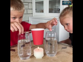 Можно ли вскипятить воду в бумажном стакане? Опыт с водой для детей