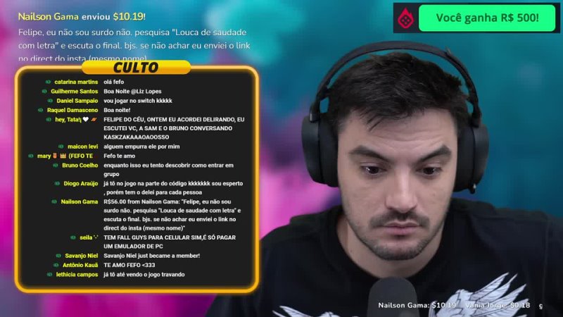 Felipe Neto - LIVE - JOGANDO FALL GUYS COM VOCÊS! [+18]