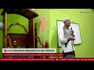 HIKMAH THOHAROH DALAM IBADAH - Jum’at Malam Sabtu, 24 Juni 2022 M / 25 Dzul Qaedah 1443 H Di Masjid AL-FALAH Desa Bandar Rahm…