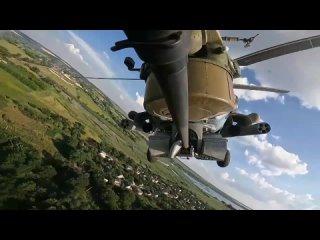 “Ночной охотник“: боевая работа экипажей многоцелевых ударных вертолетов Ми-28 армейской авиации Западного военного округа в ход