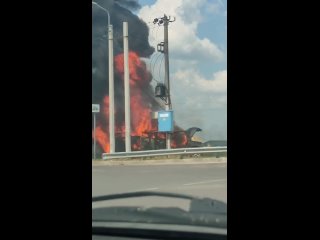 Около села Шумашь Рязанского района сегодня сгорела машина